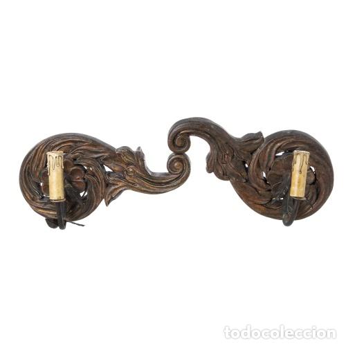 Antig&uuml;edades: APLIQUE DE PARED DE DOS LUCES N.52 - Foto 1