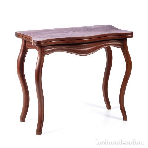 Antig&uuml;edades: MESA DE JUEGO ROM&Aacute;NTICA - Foto 1