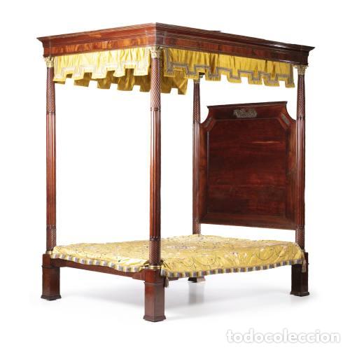 Antig&uuml;edades: CAMA CON DOSEL EMPIRE - Foto 1