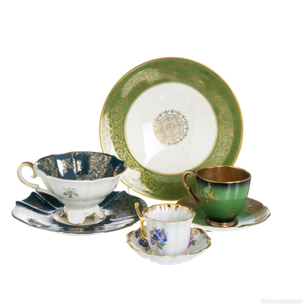 Antig&uuml;edades: TRES TAZAS Y UN PLATO - Foto 1