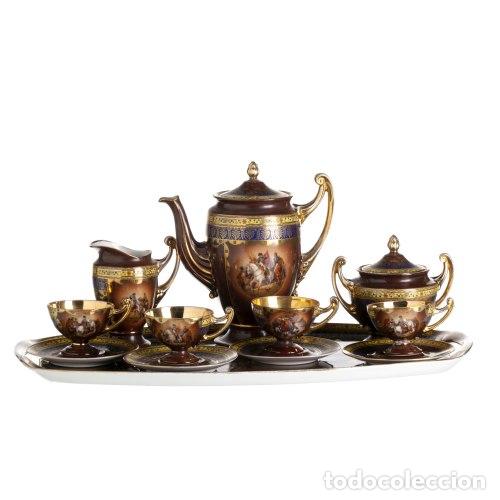Antig&uuml;edades: SERVICIO DE T&Eacute; DE PORCELANA - Foto 1