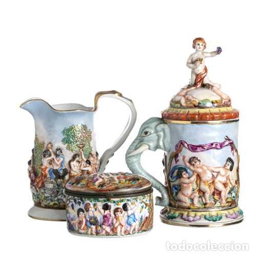 Antig&uuml;edades: TAZA, JARRA Y JOYERO - Foto 1