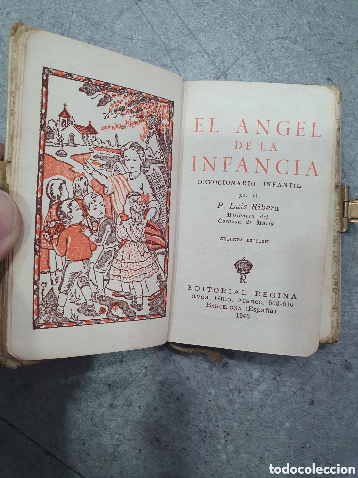 Antig&uuml;edades: El &aacute;ngel de la infancia. Devocionario. (L131) - Foto 4