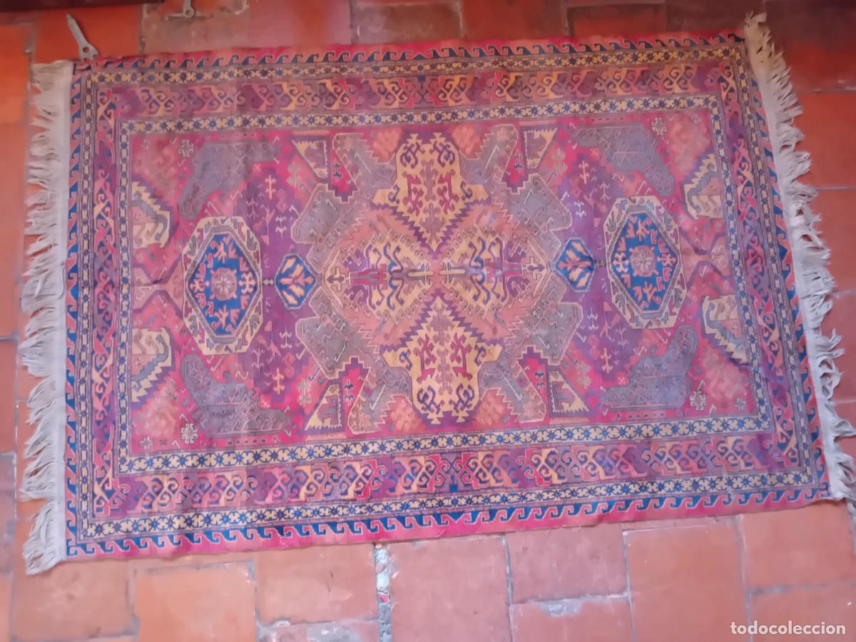 Antig&uuml;edades: Alfombra antigua marca Elite - Foto 1