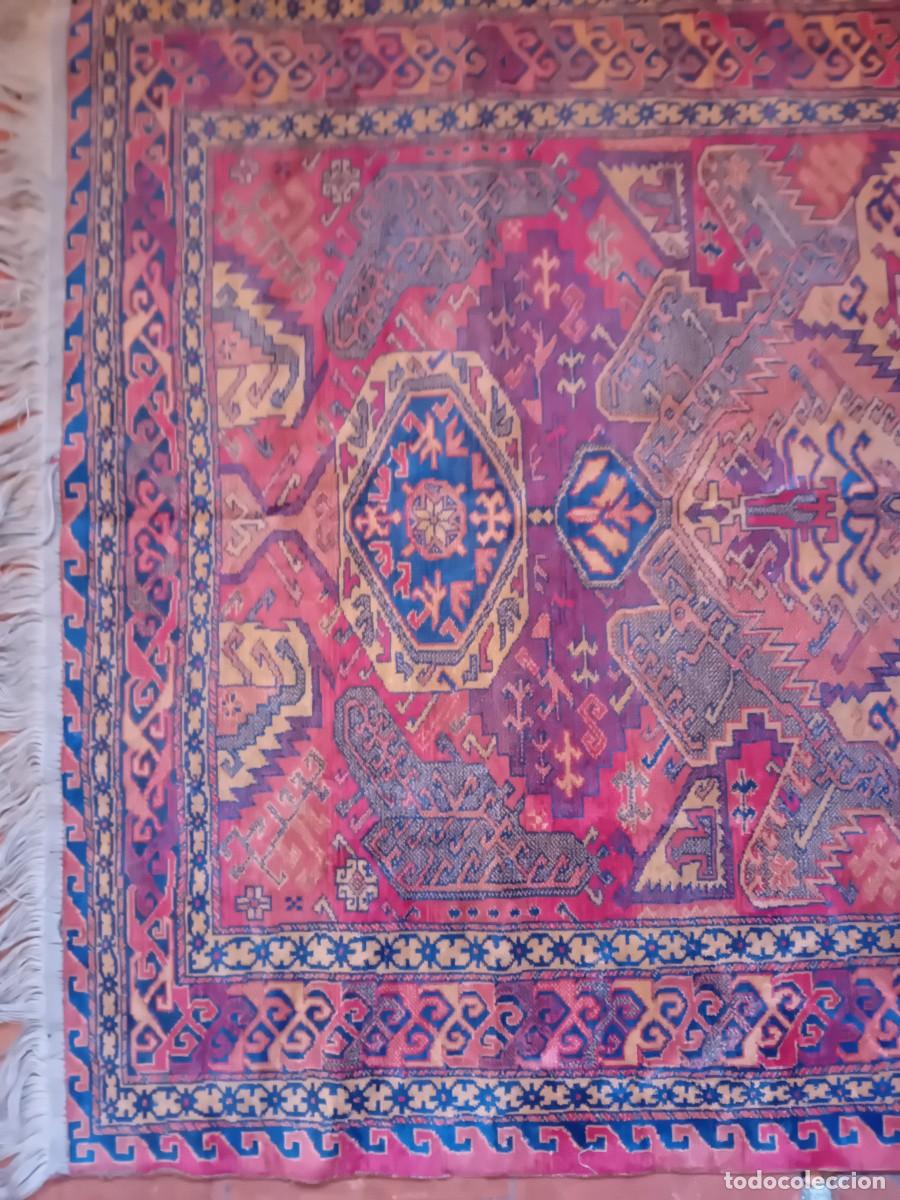 Antig&uuml;edades: Alfombra antigua marca Elite - Foto 3