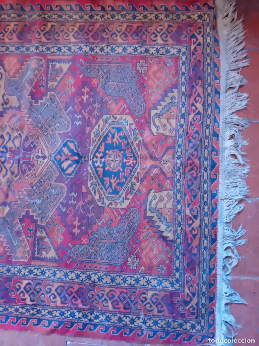 Antig&uuml;edades: Alfombra antigua marca Elite - Foto 4