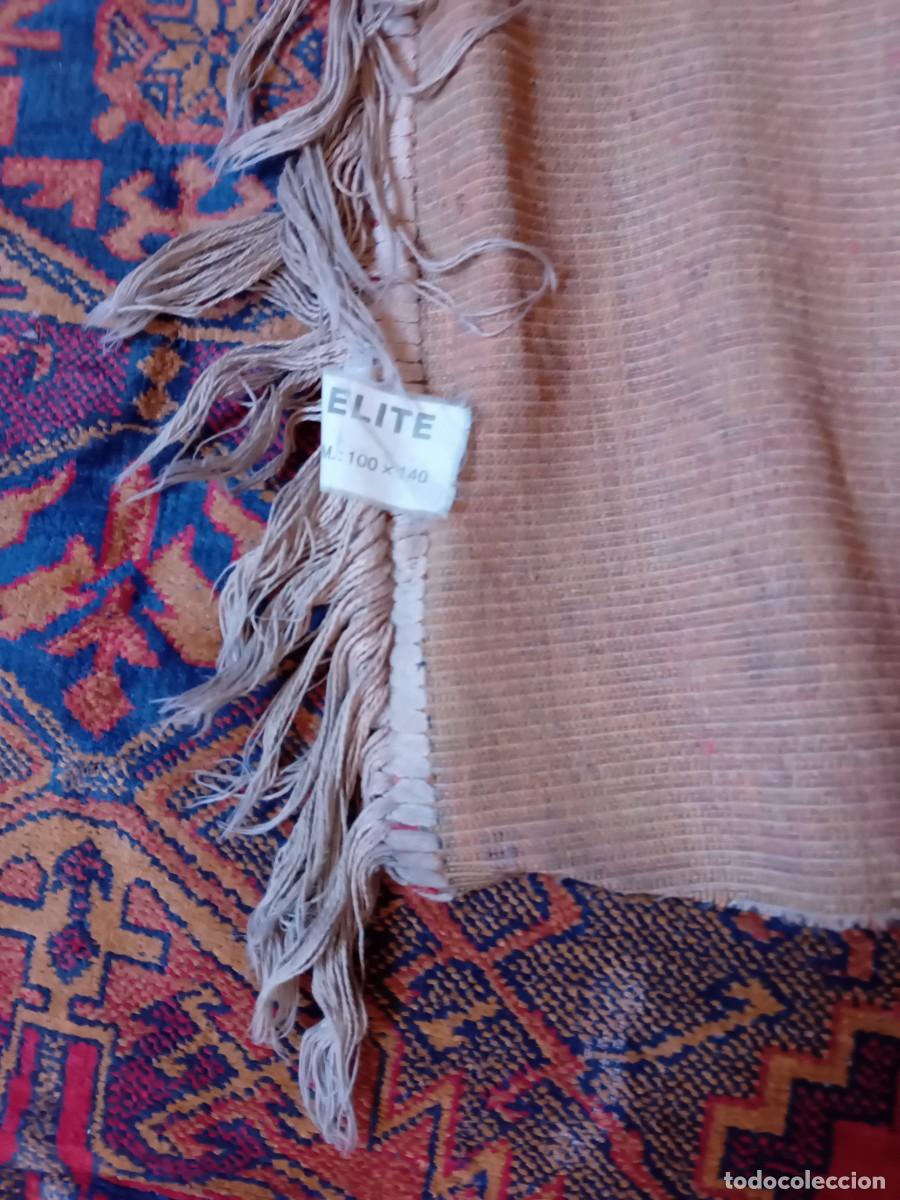 Antig&uuml;edades: Alfombra antigua marca Elite - Foto 5