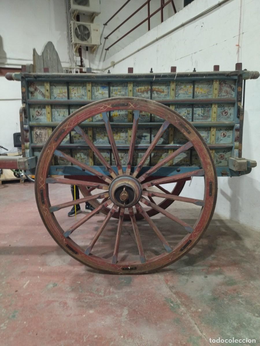 Antig&uuml;edades: Carro de Bueyes hermosamente decorado. - Foto 5