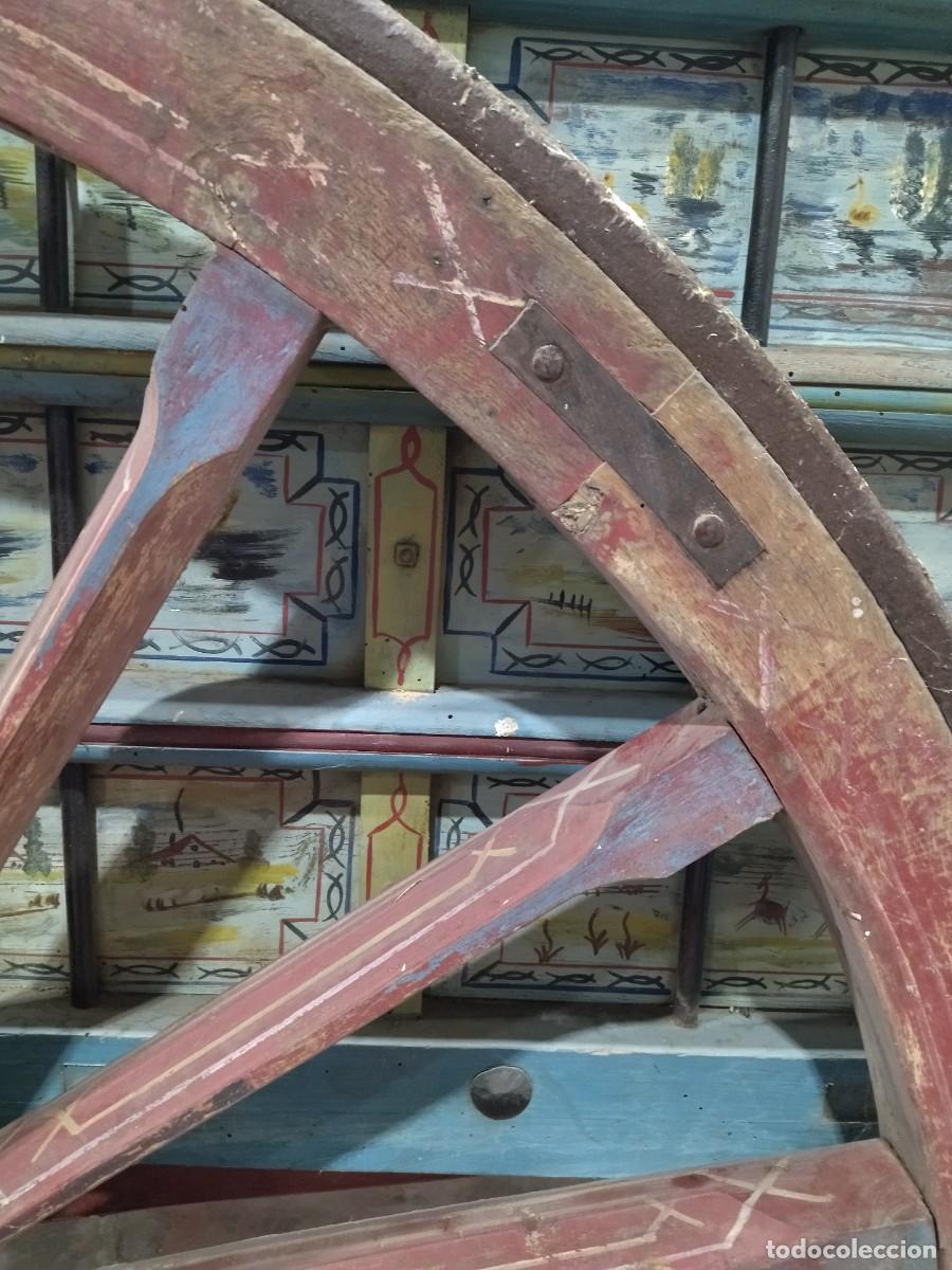 Antig&uuml;edades: Carro de Bueyes hermosamente decorado. - Foto 11