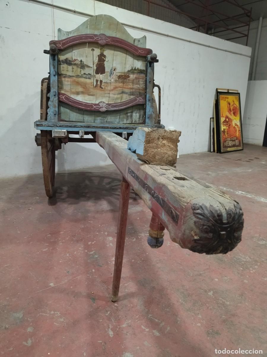 Antig&uuml;edades: Carro de Bueyes hermosamente decorado. - Foto 15