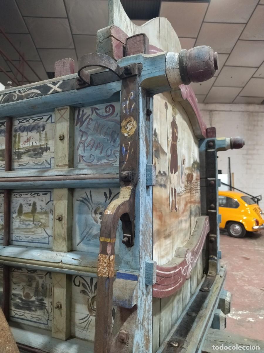 Antig&uuml;edades: Carro de Bueyes hermosamente decorado. - Foto 16