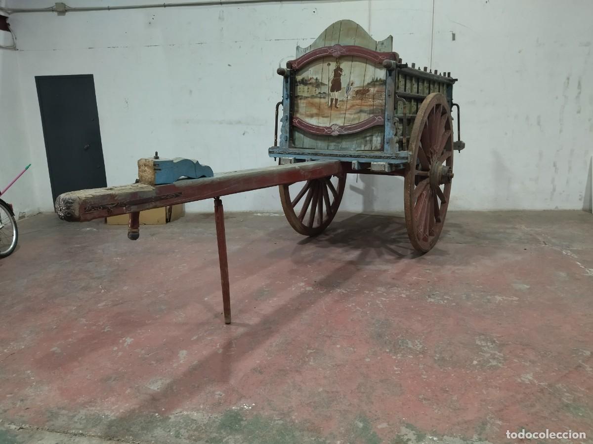Antig&uuml;edades: Carro de Bueyes hermosamente decorado. - Foto 25