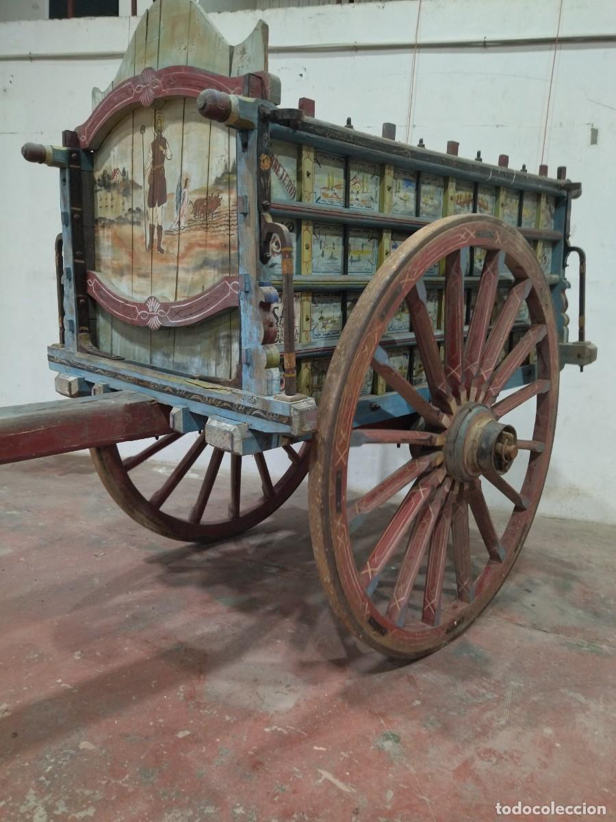 Antig&uuml;edades: Carro de Bueyes hermosamente decorado. - Foto 29