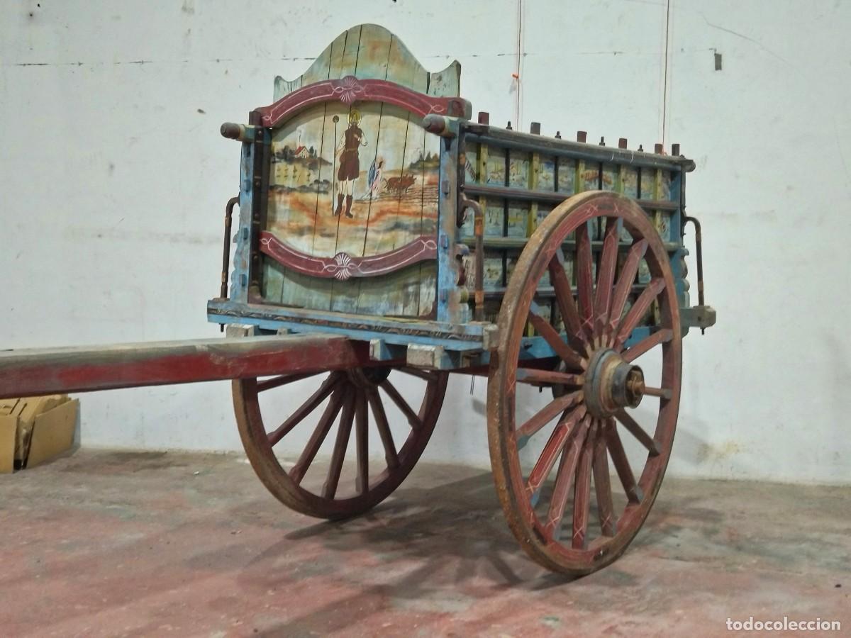 Antig&uuml;edades: Carro de Bueyes hermosamente decorado. - Foto 2