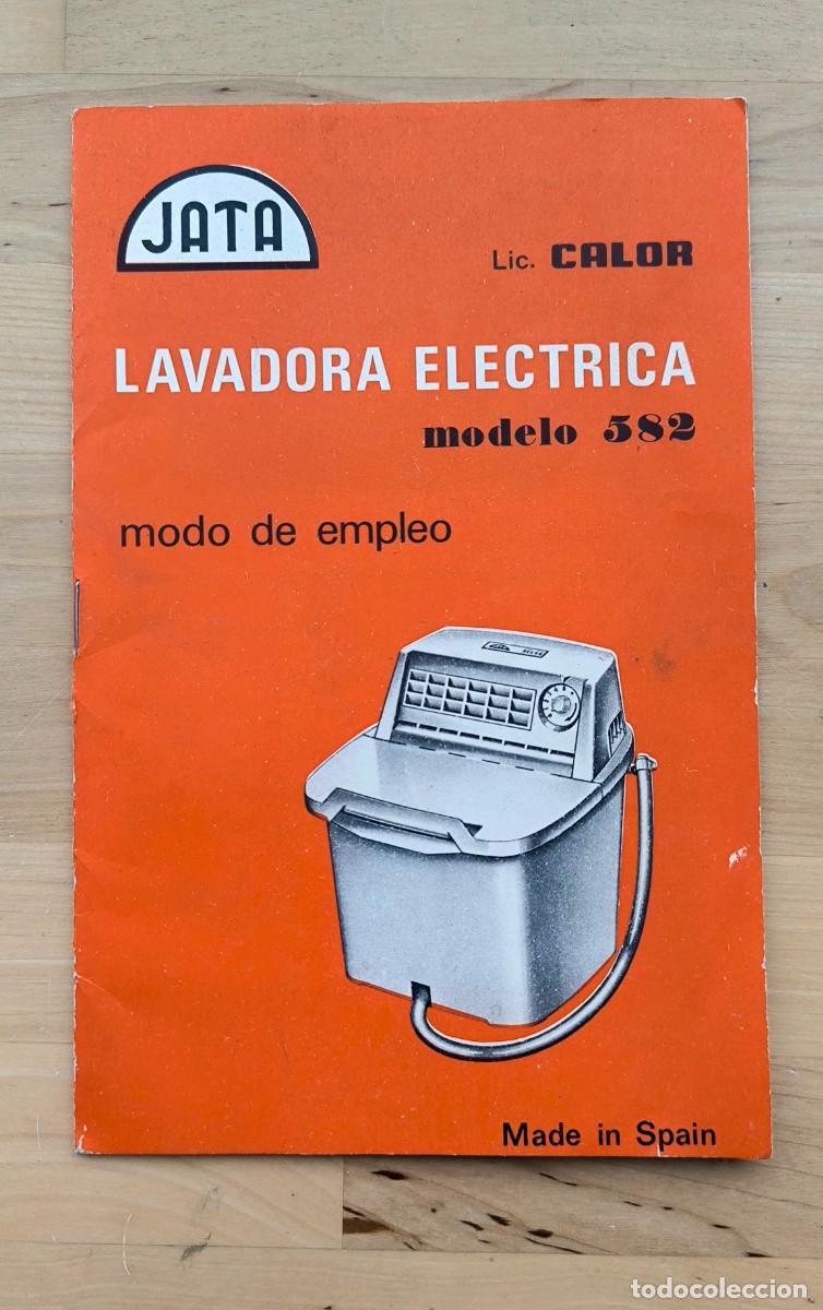 Antig&uuml;edades: Manual Lavadora Jata Modelo 582 - Foto 1