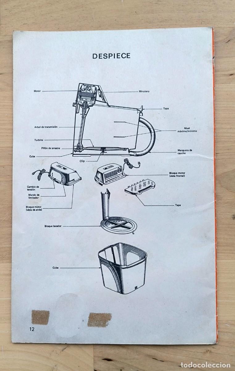 Antig&uuml;edades: Manual Lavadora Jata Modelo 582 - Foto 2