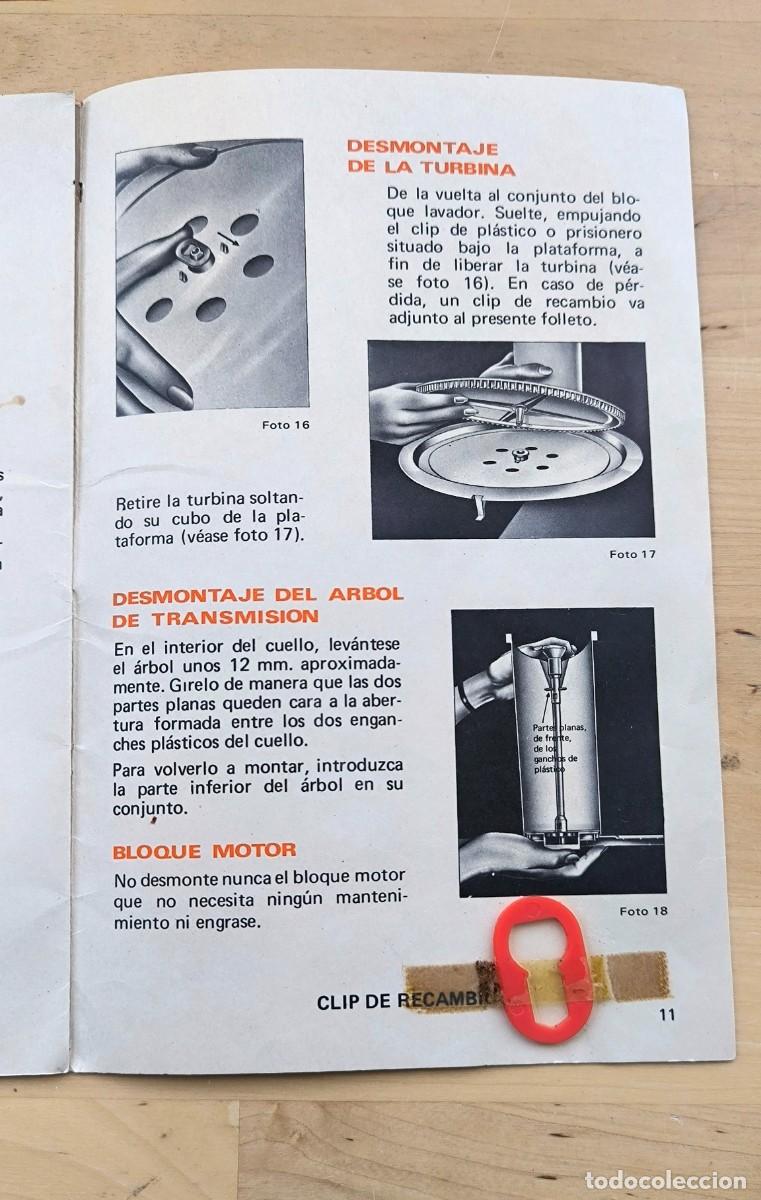 Antig&uuml;edades: Manual Lavadora Jata Modelo 582 - Foto 4