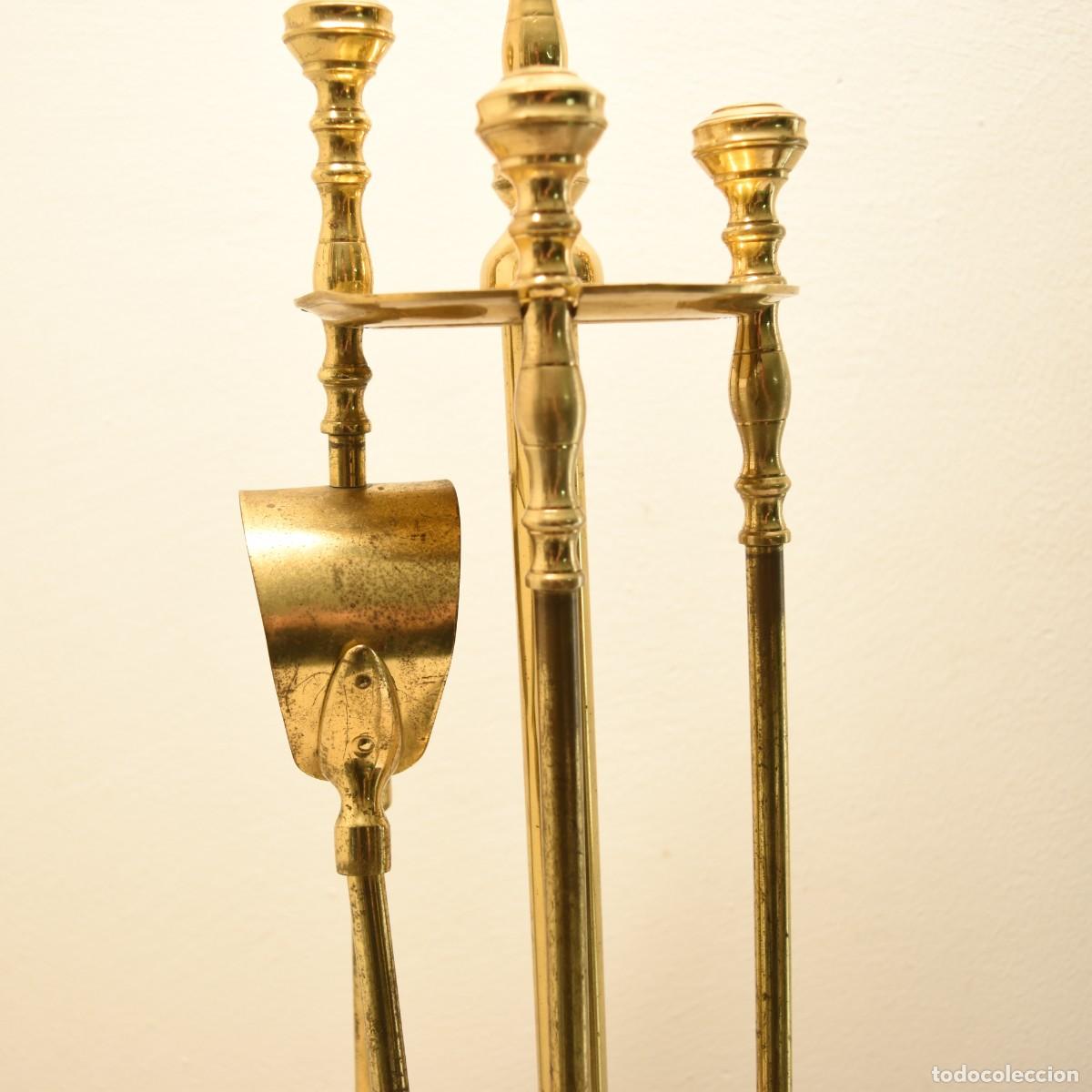 Antig&uuml;edades: Juego de chimenea de buen tama&ntilde;o - Foto 7