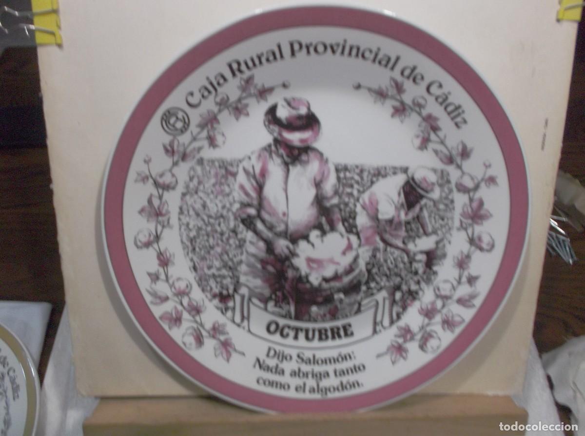 Antig&uuml;edades: PLATOS 12 CADA UNO CON EL MES CORRESPONDIENTE Y TEXTO DE CADA MES, - Foto 10