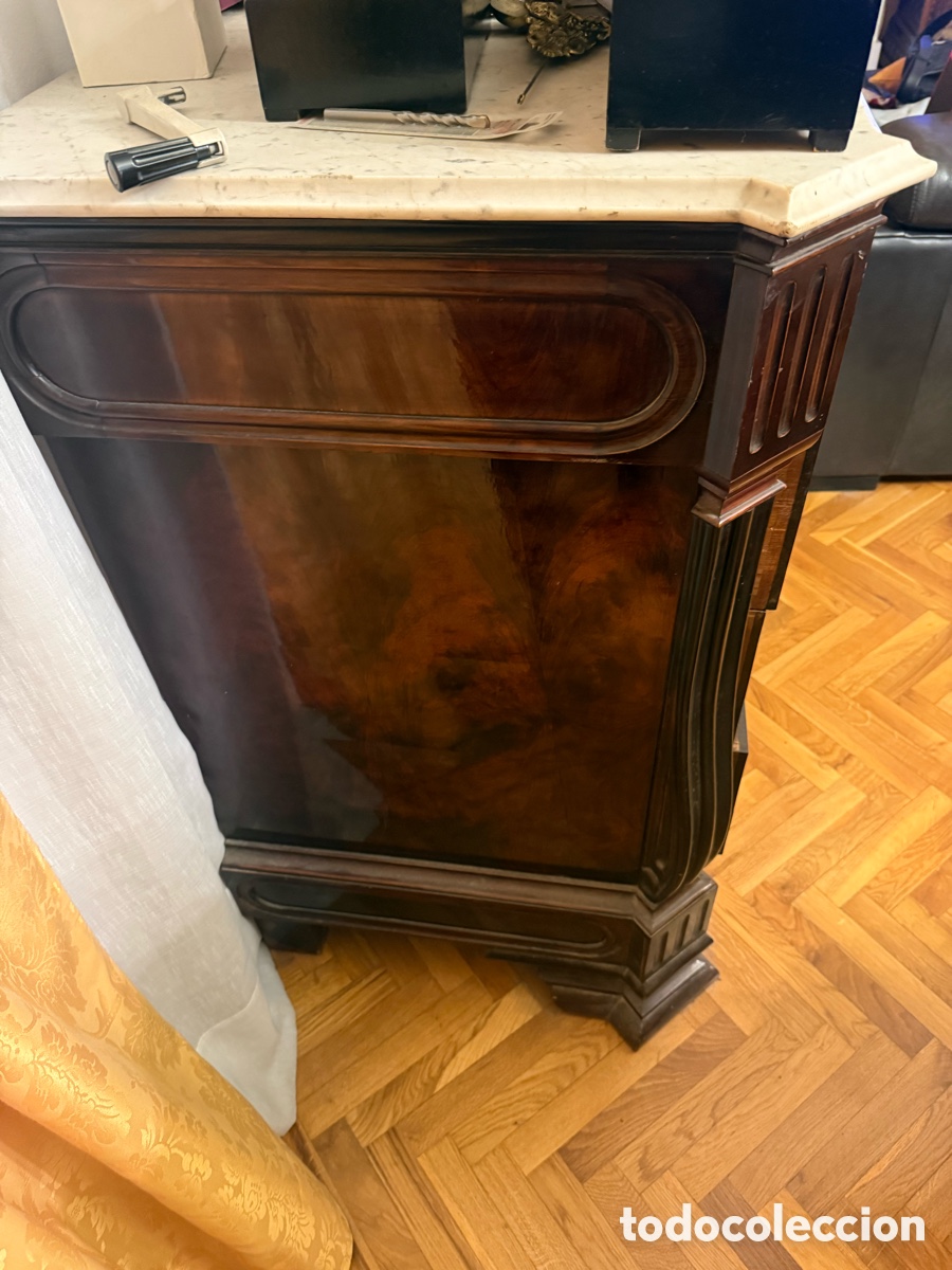 Antig&uuml;edades: comoda caoba siglo xix calaixera - Foto 2