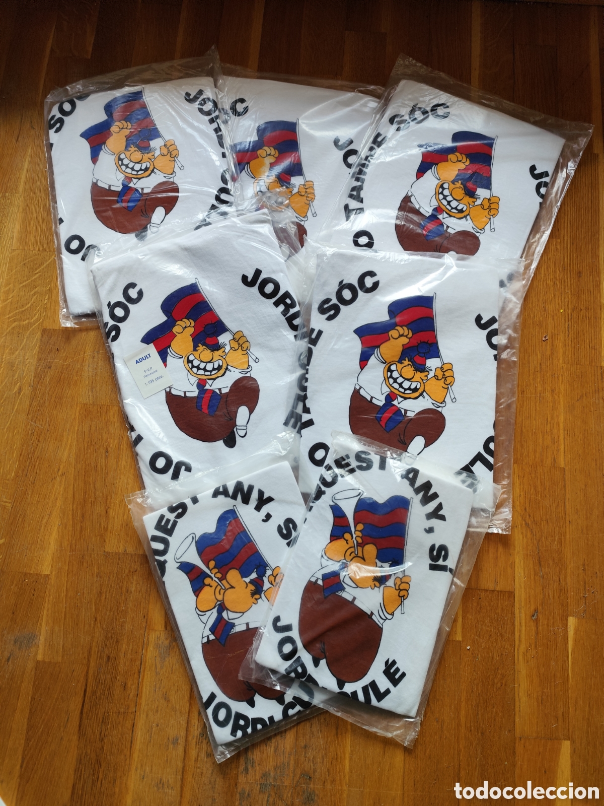 Antiquit&eacute;s: Camisetas vintage Jordi cule Bar&ccedil;a Barcelona