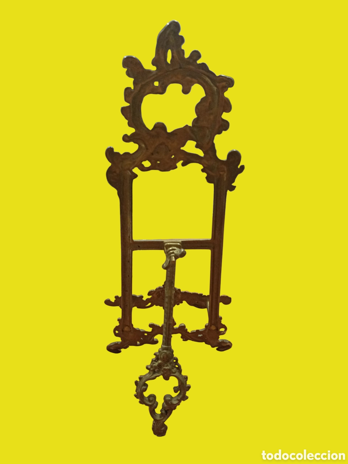 Antig&uuml;edades: Atril de bronce 34 x 14,5 cm - Foto 2
