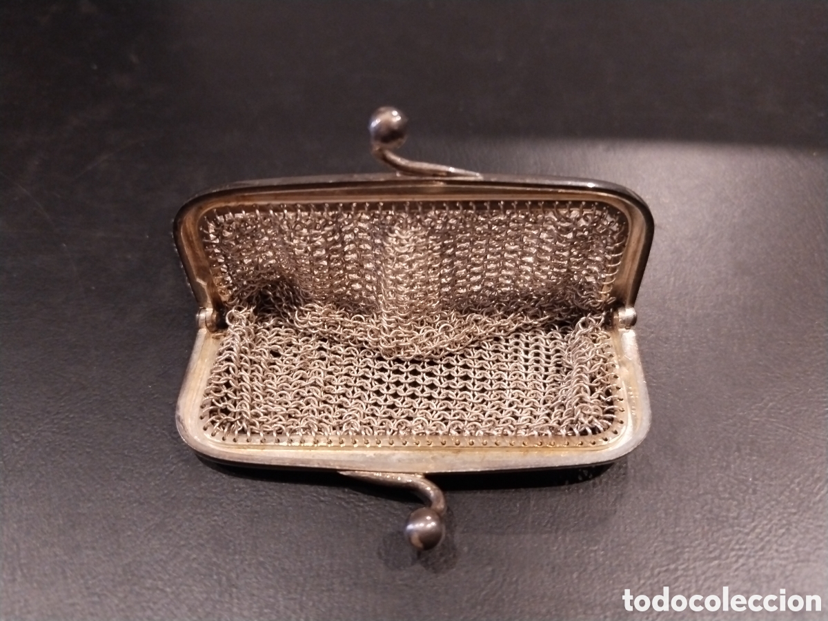 Antig&uuml;edades: Monedero de Cota de Malla de Plata - Foto 2
