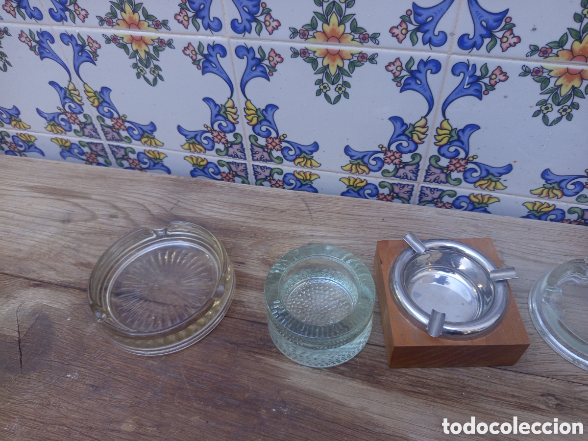 Antig&uuml;edades: Lote de ceniceros vintage - Foto 2