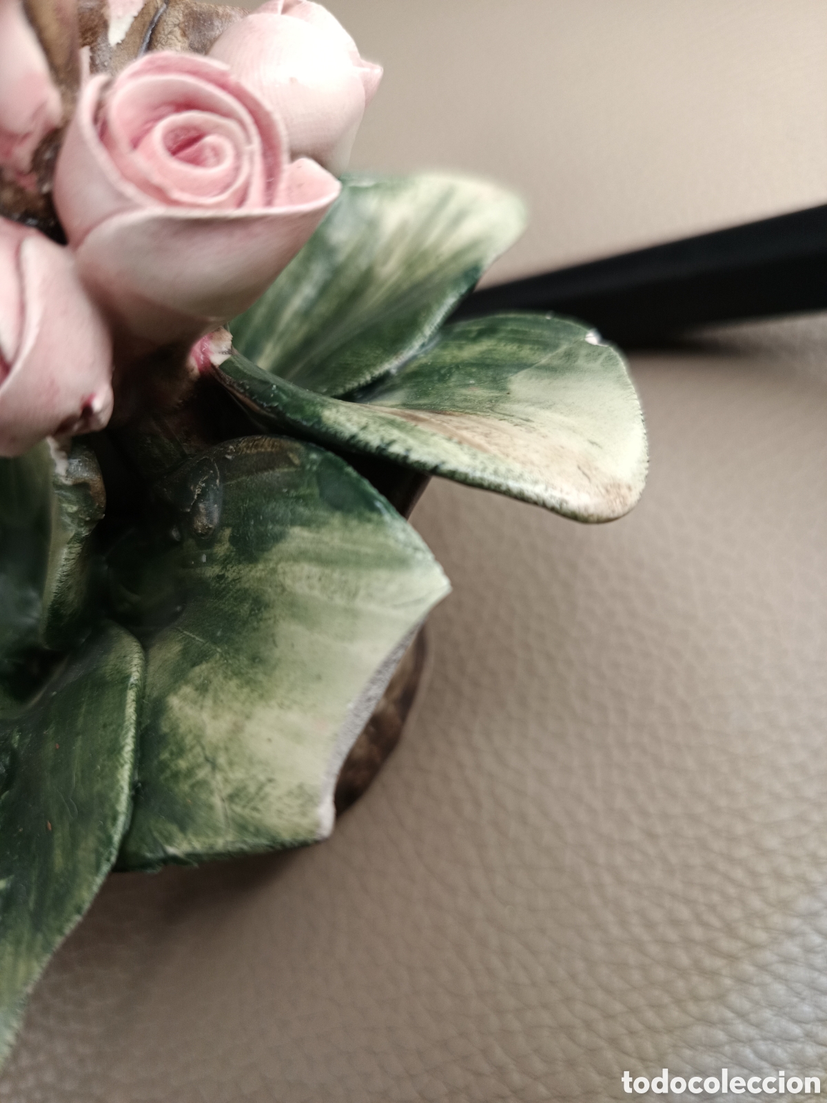 Antig&uuml;edades: Centro floral capodimonte made itali - Foto 5