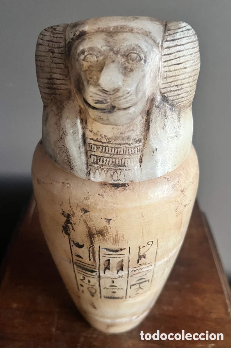 Antig&uuml;edades: Vaso canope del babuino Hapi - Foto 2
