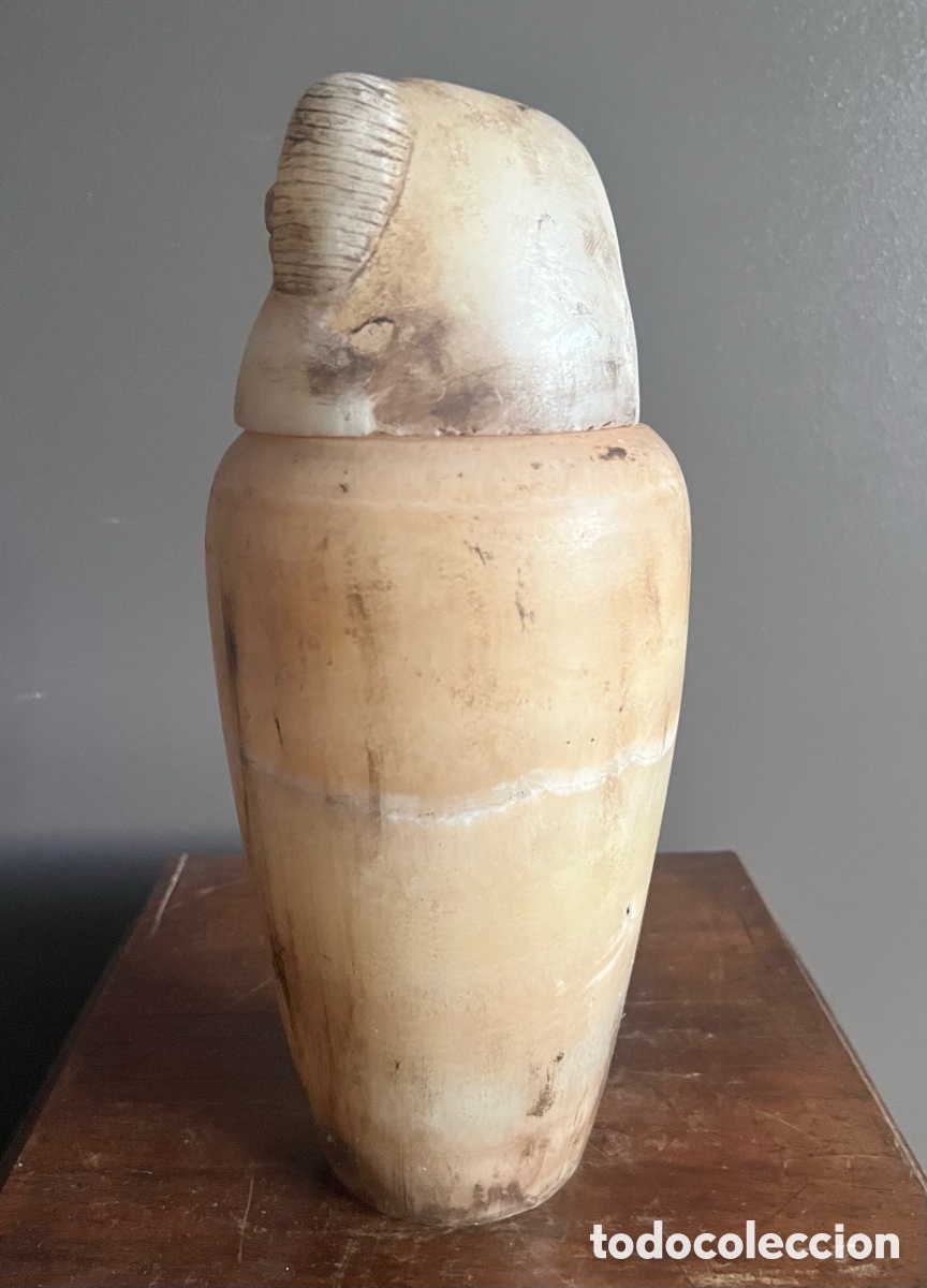 Antig&uuml;edades: Vaso canope del babuino Hapi - Foto 8