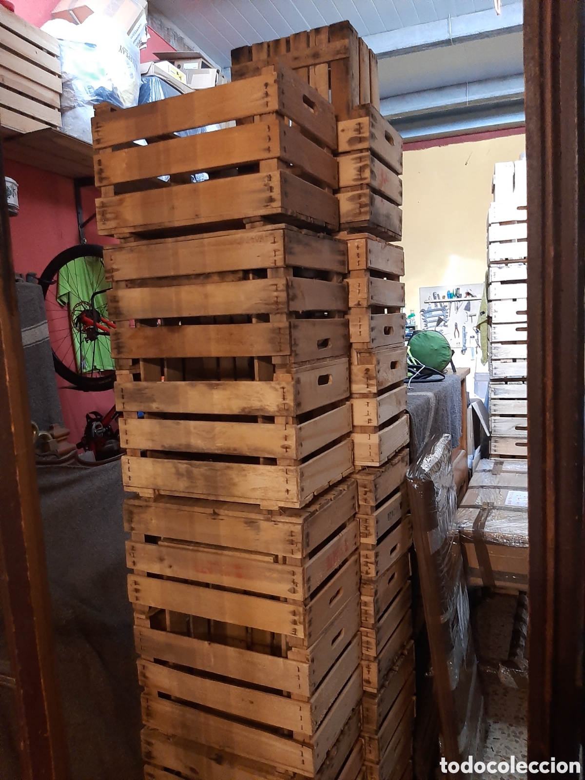 Antig&uuml;edades: Cajas madera fruta antiguas - Foto 3