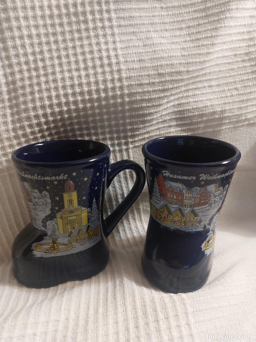 Antig&uuml;edades: DOS TAZAS DE MERCADILLO DE NAVIDAD - Foto 1