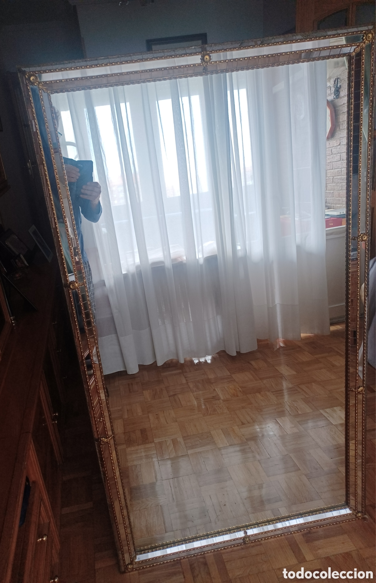 Antig&uuml;edades: GRAN ESPEJO Art Deco impecable reflejo - Foto 3