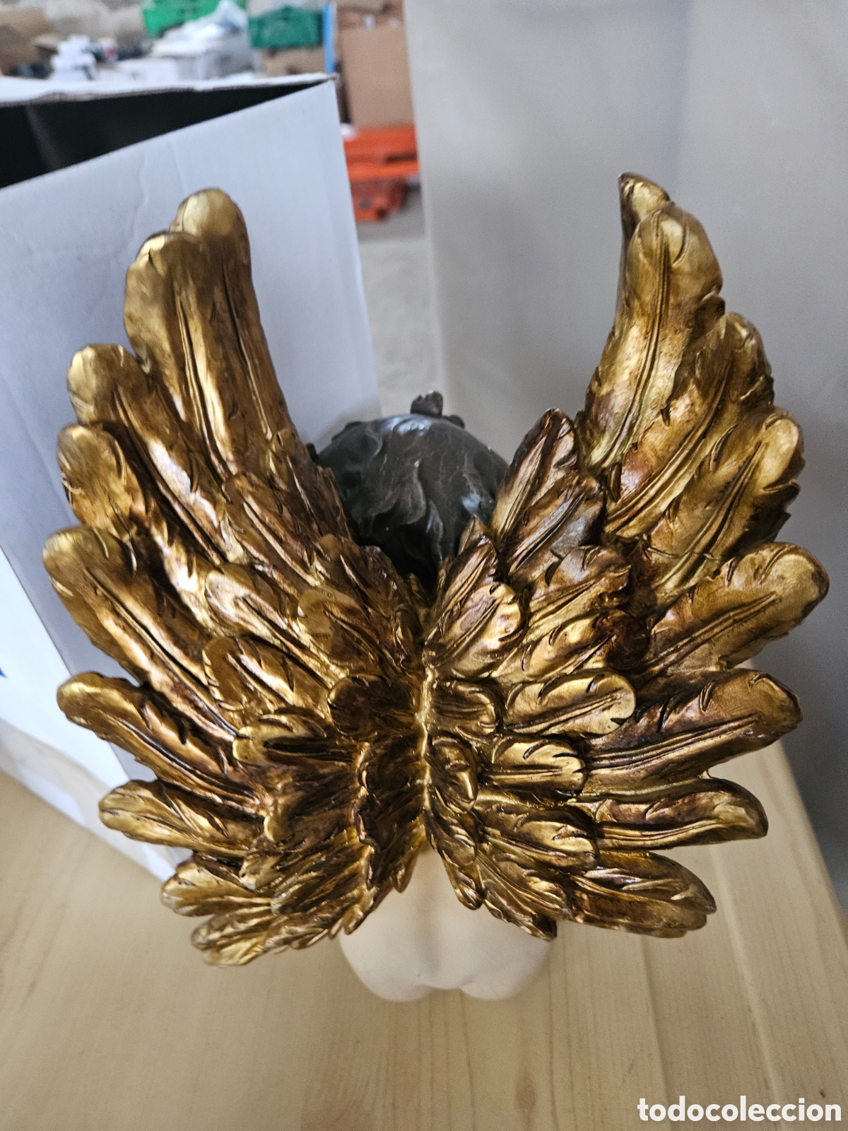 Antig&uuml;edades: Angel precioso sentado - Foto 3