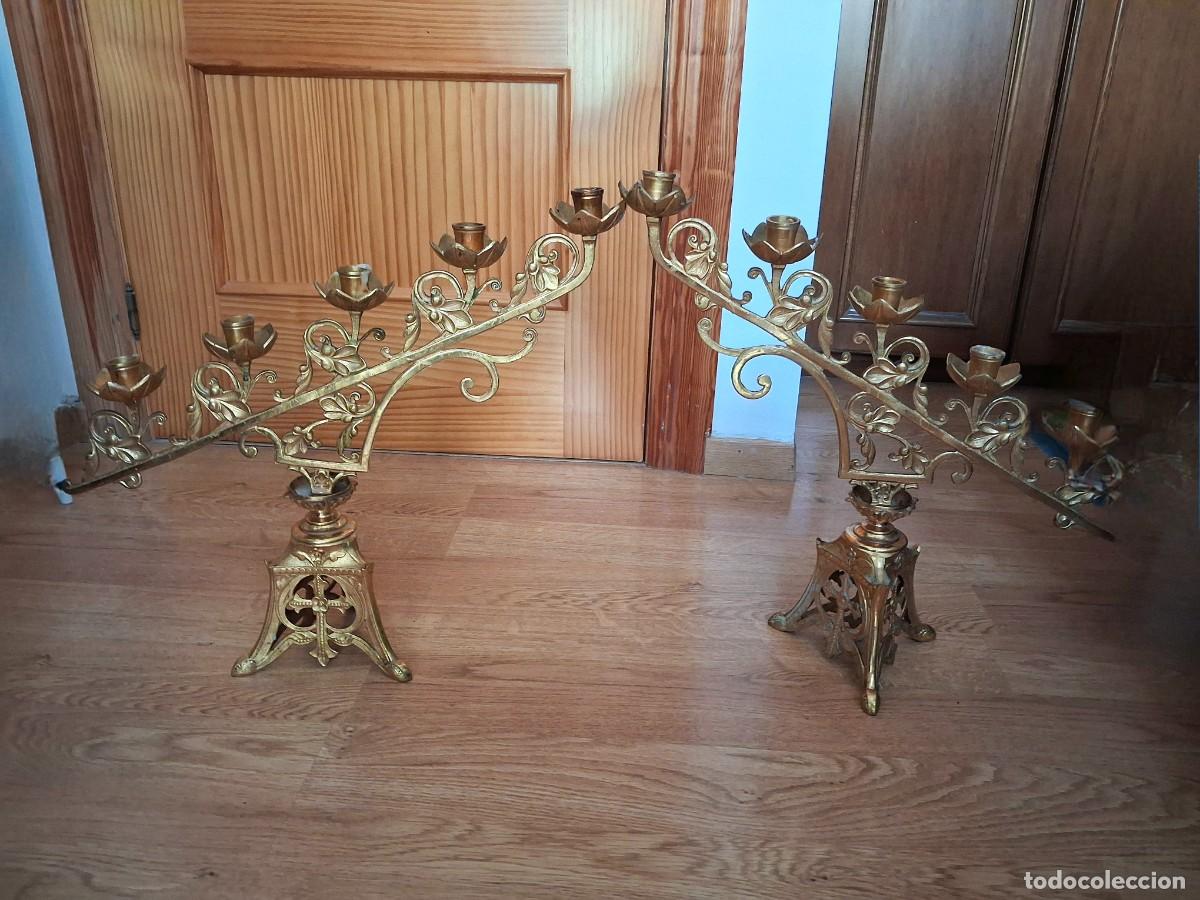 Antig&uuml;edades: Candelabros franceses - Foto 1