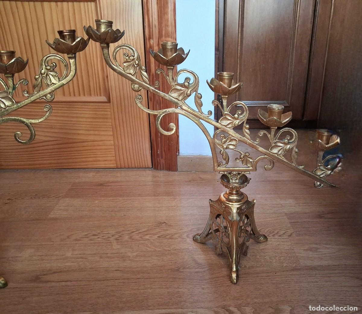 Antig&uuml;edades: Candelabros franceses - Foto 2