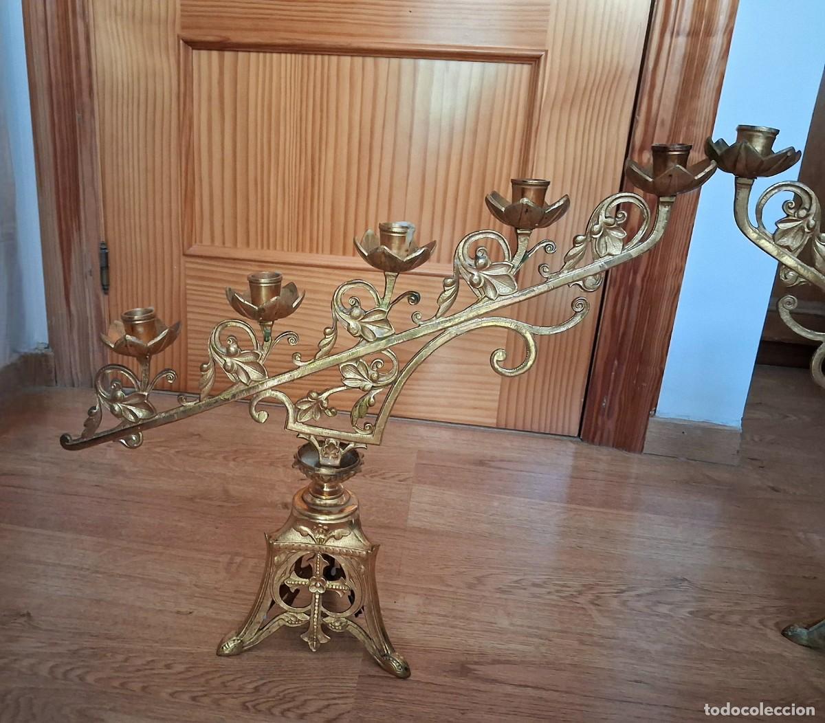 Antig&uuml;edades: Candelabros franceses - Foto 3