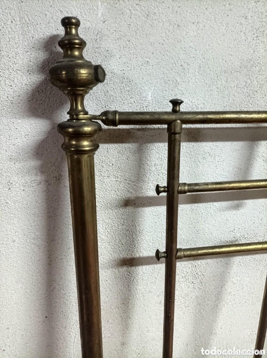 Antig&uuml;edades: ANTIGUO CABECERO DE CAMA , REALIZADA EN BRONCE - Foto 3