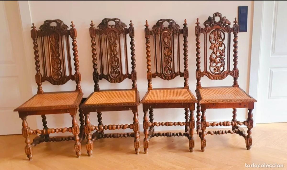 Antig&uuml;edades: Sillas francesas del S. XIX - Foto 3