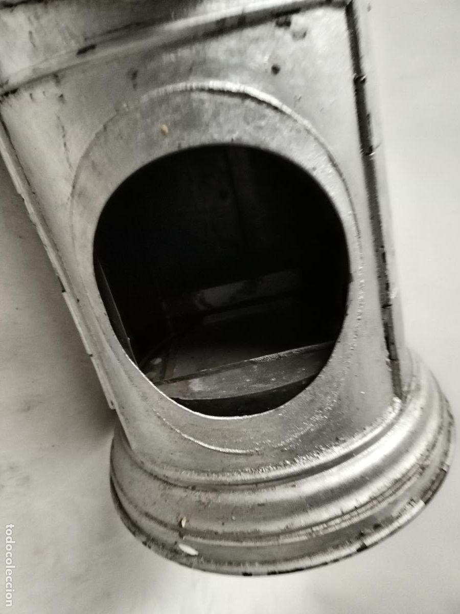 Antig&uuml;edades: farol antiguo ferroviario repintado - Foto 4