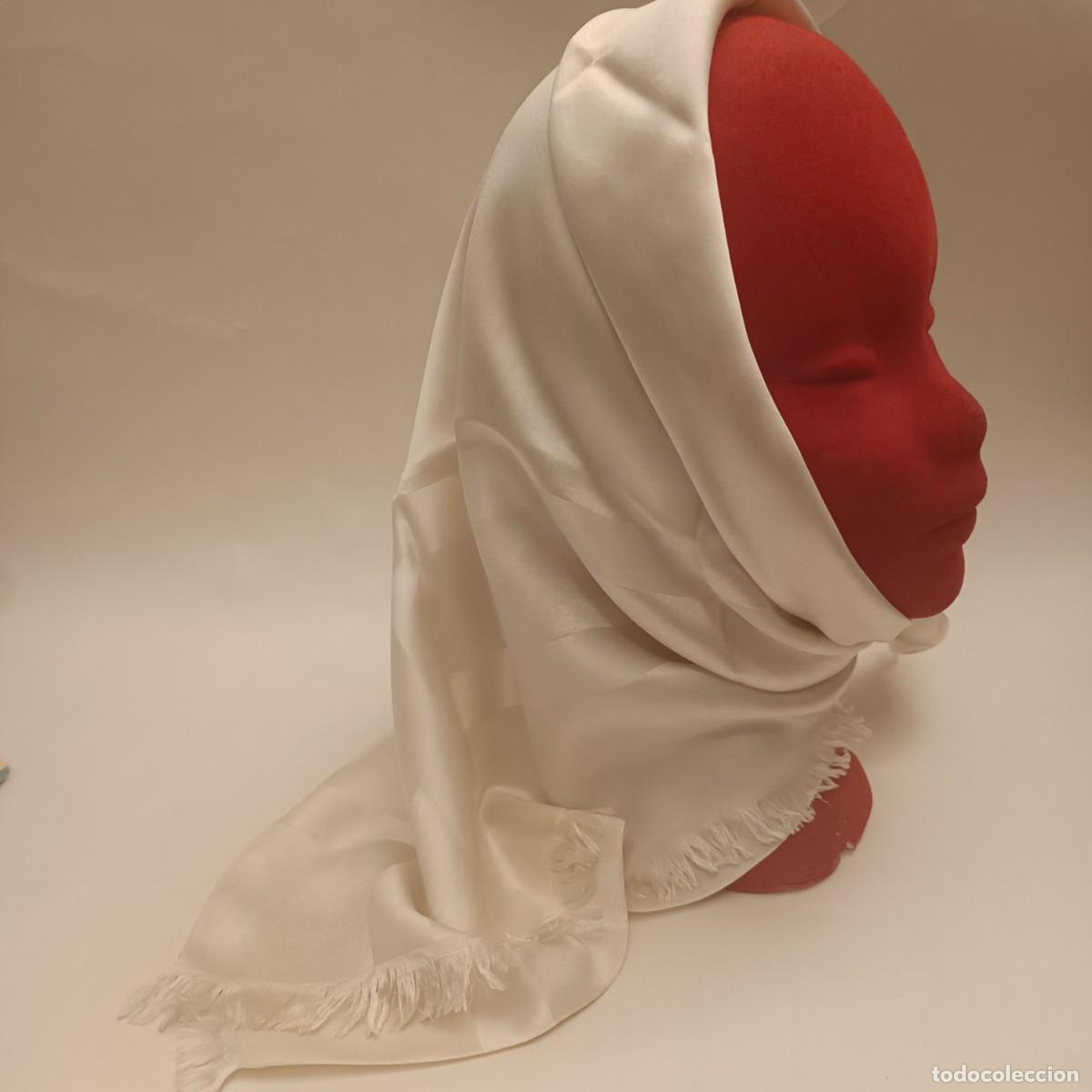 Antig&uuml;edades: PA&Ntilde;UELO DE CABEZA TACTO SEDA - Foto 4