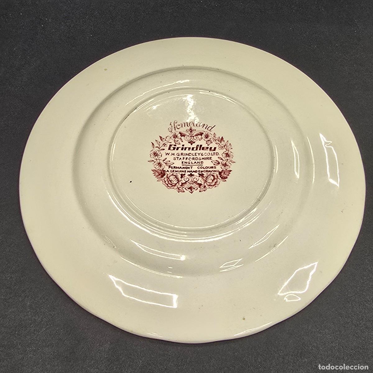 Antig&uuml;edades: PLATO DE PORCELANA GRINDLEY - Foto 5