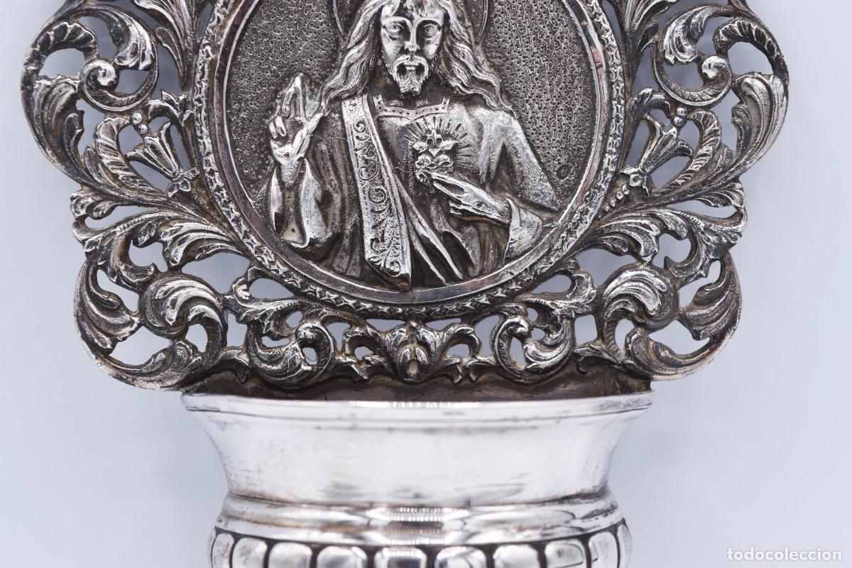 Antig&uuml;edades: Benditera plata 200g - Foto 6
