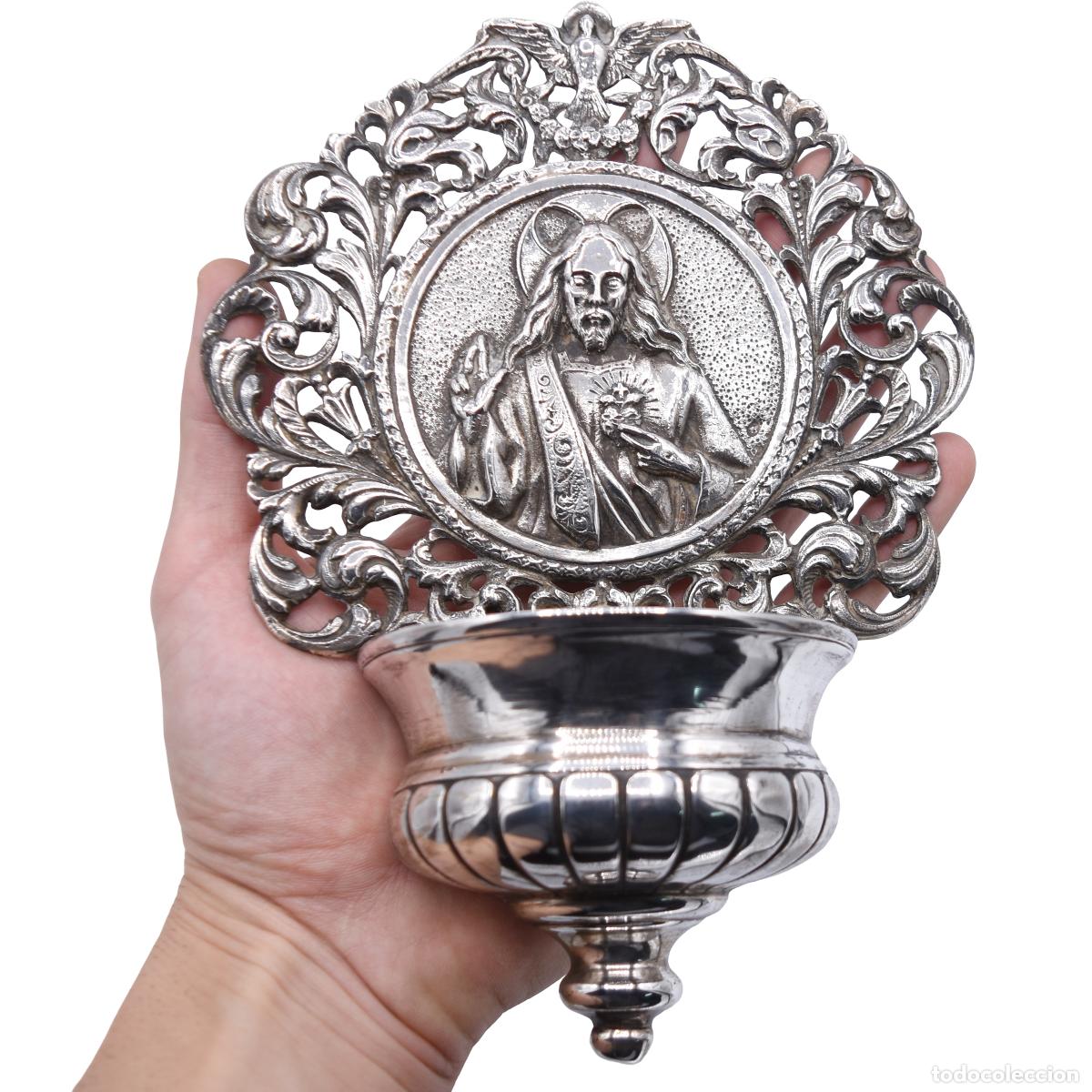 Antig&uuml;edades: Benditera plata 200g - Foto 1
