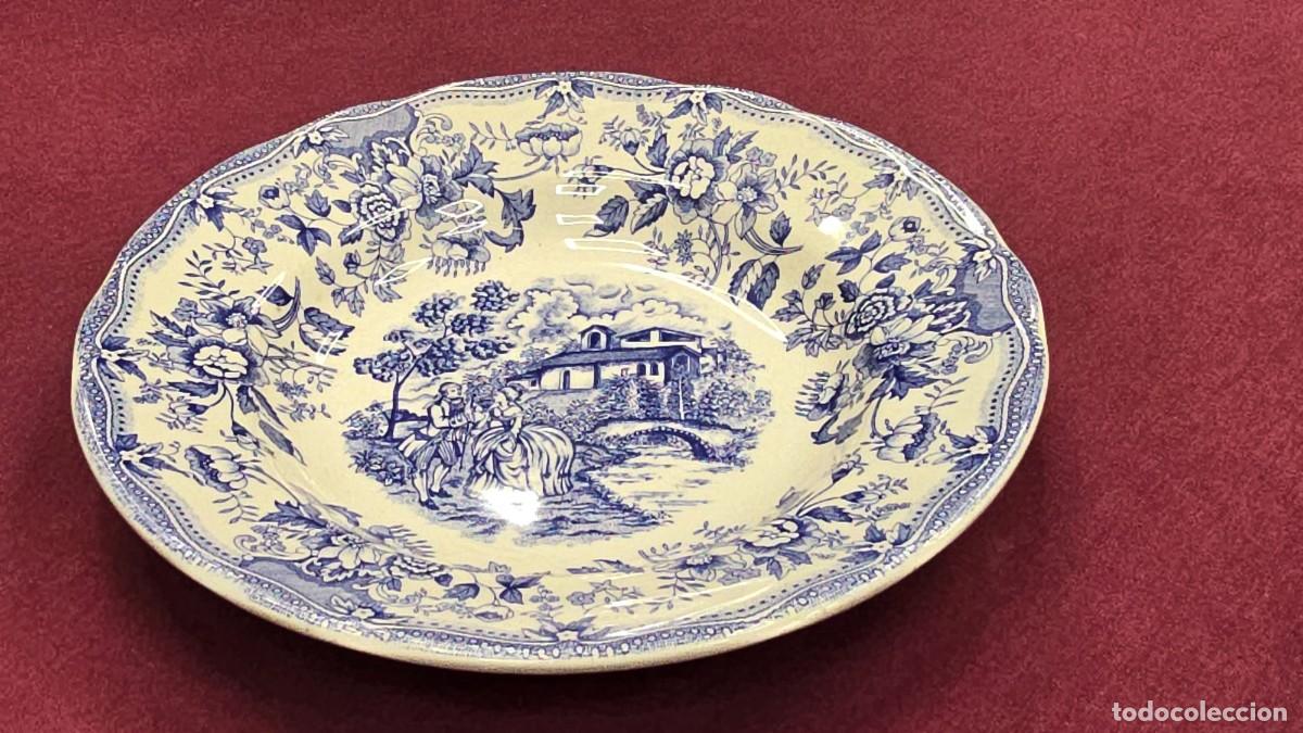 Antig&uuml;edades: PLATO HONDO DE PORCELANA. IRONSTONE TABLEWARE. - Foto 2
