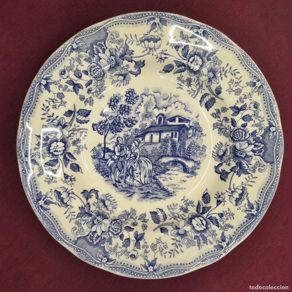 Antig&uuml;edades: PLATO HONDO DE PORCELANA. IRONSTONE TABLEWARE. - Foto 3