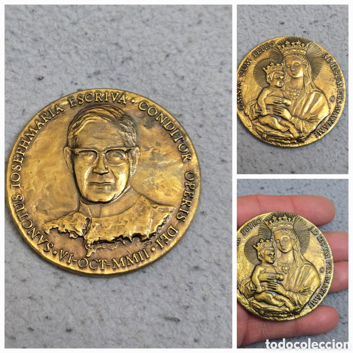 Antig&uuml;edades: MEDALLA JOSE MARIA ESCRIVA - Foto 1