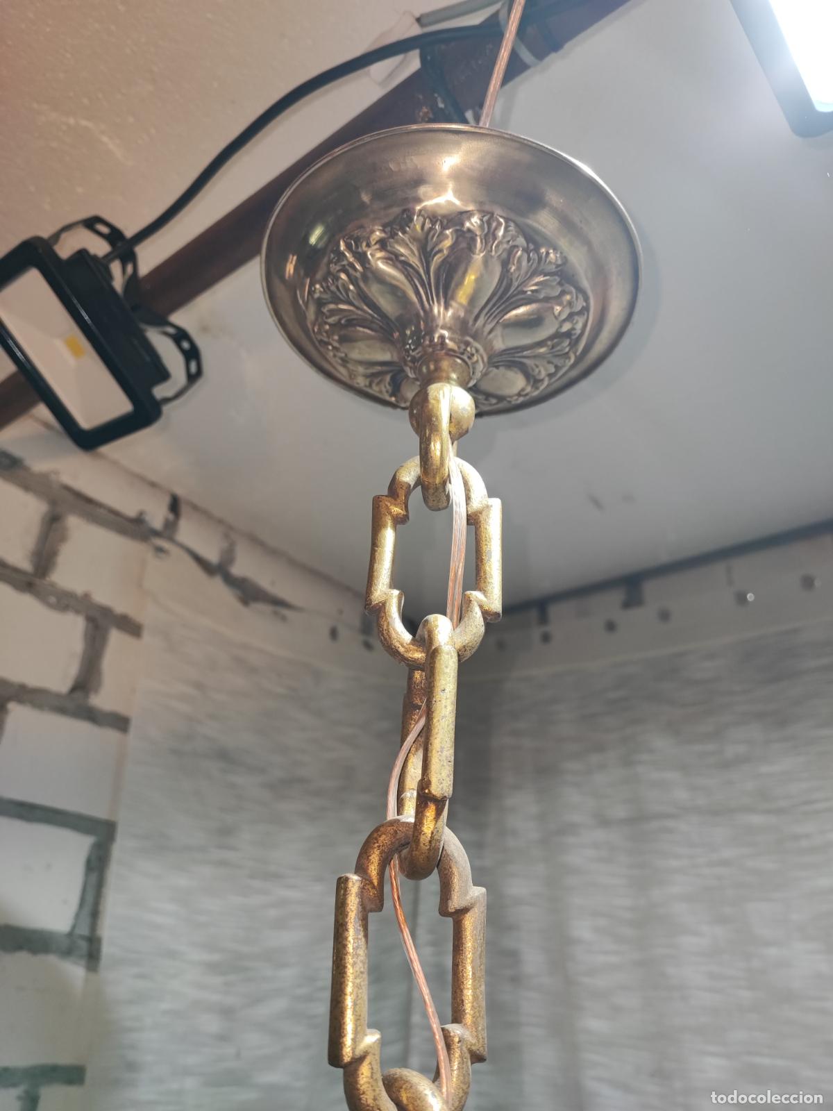 Antig&uuml;edades: EXCELENTE FAROL DE BRONCE 23 KLGS. - Foto 7