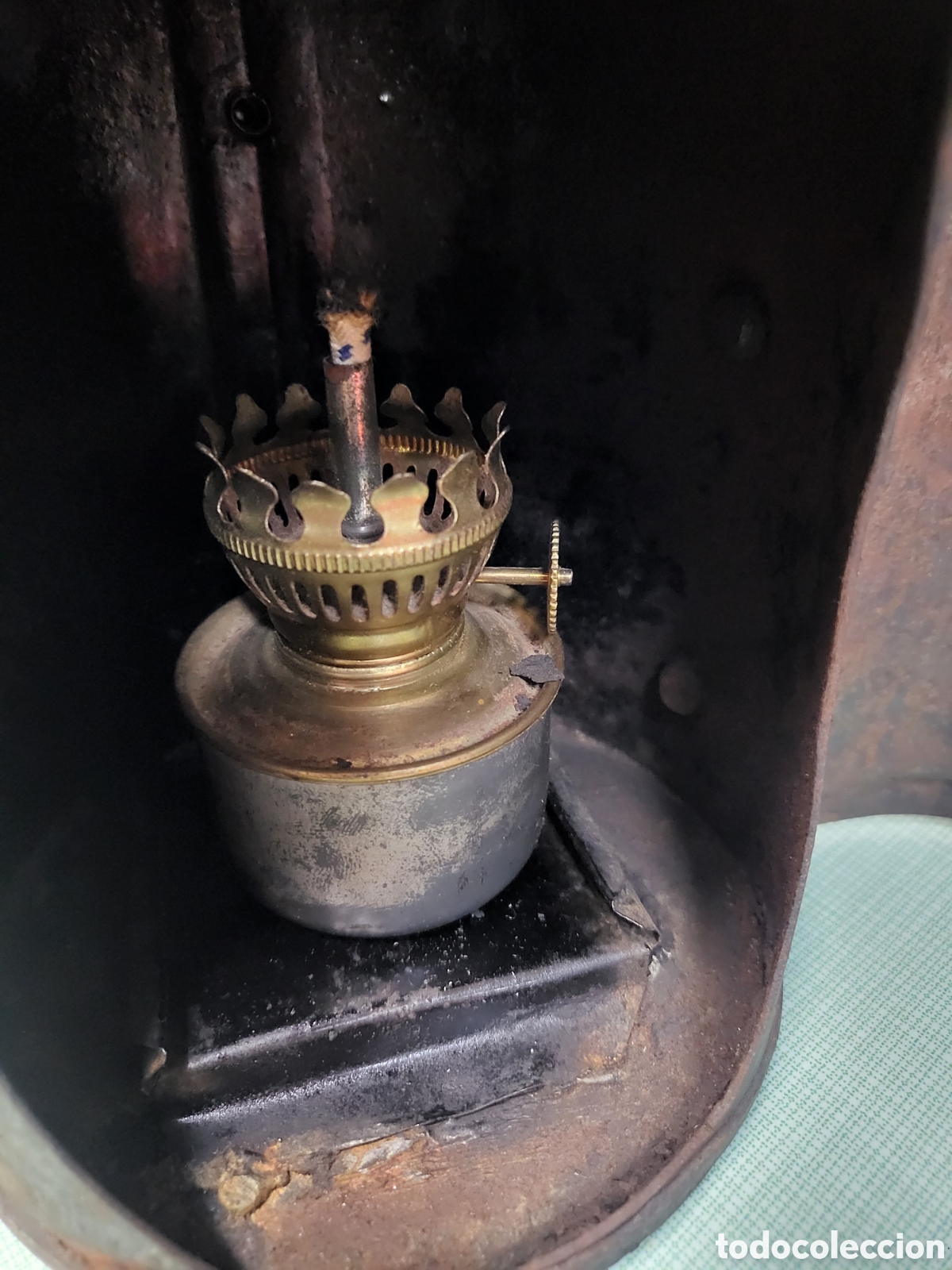 Antig&uuml;edades: Farol antiguo ferroviario - Foto 9